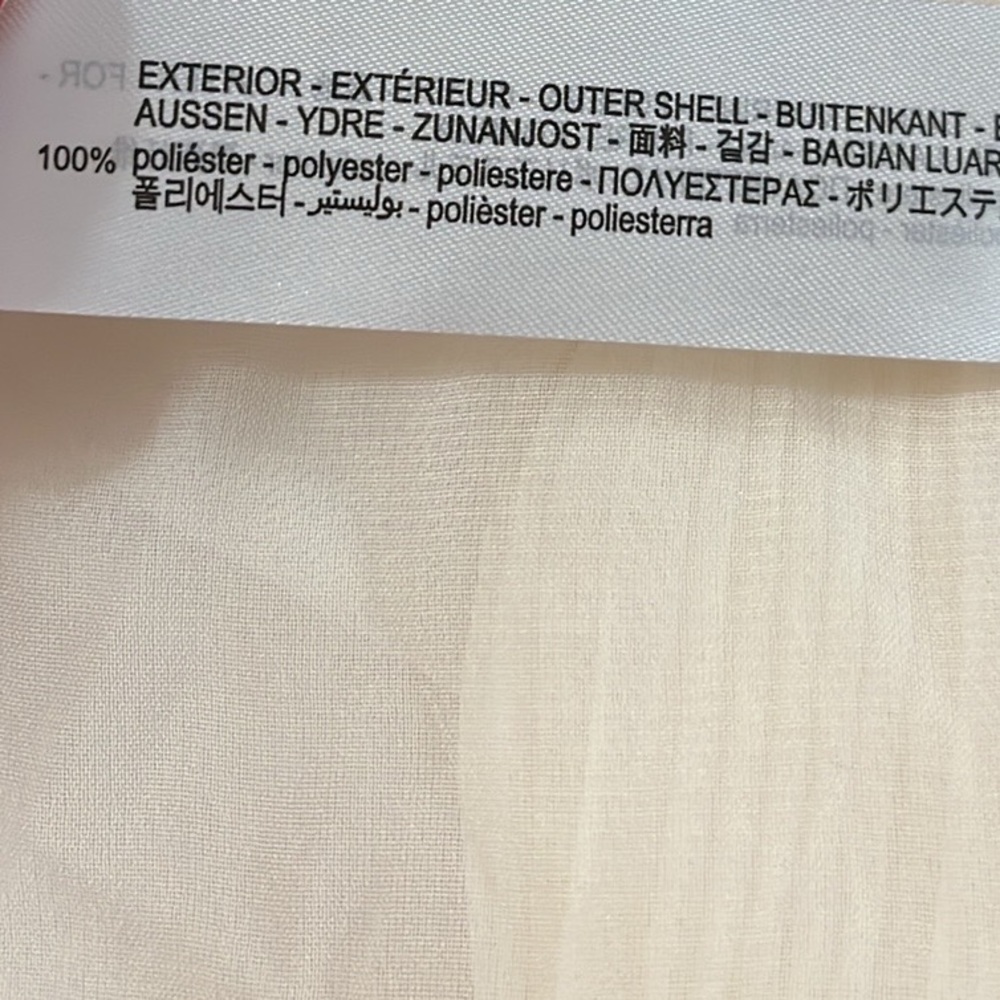 ZARA Cream Crinkly Midriff Cut Out Midi Dress M NWT - Picture 14 of 16